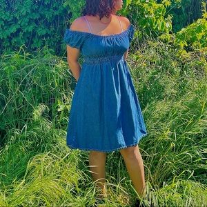 Blue Jean dress. Speed control, New York brand. XL